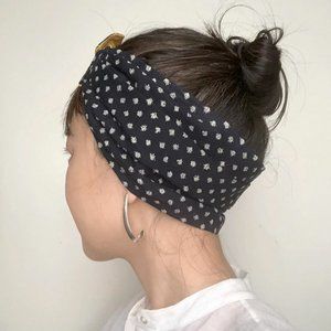 Mercato Polka Dot Head Wrap, Head Scarf